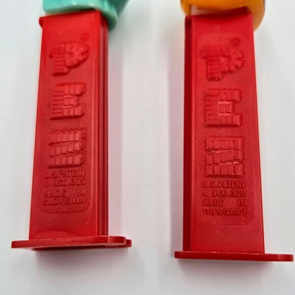 Garfield And Monster Pez Dispensers Made In Slovenia & Hungary Red Orange Read - Picture 6 of 14